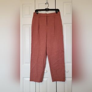 Ann Taylor Belted Tapered Leg Pants